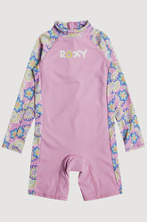 Roxy Girls 2-7 Flower Party Springsuit - Lilac Chiffon Flower