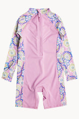 Roxy Girls 2-7 Flower Party Springsuit - Lilac Chiffon Flower