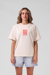 RPM Flower Tee - Vintage Cream