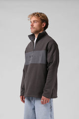 RPM 90S 1/4 Zip sweater - Charcoal/ Dark Grey