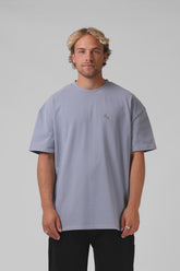 RPM Sanded OS Tee -Dusty Blue