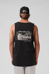 RPM Land Cruiser Singlet - Old Black