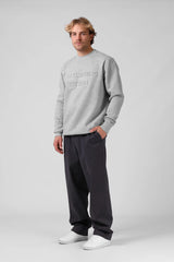 RPM Emboss Crew - Grey Marle