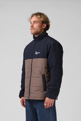 RPM Everyday Puffer Jacket - Navy Taupe