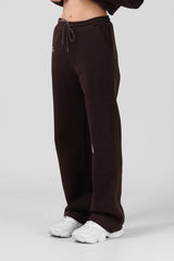 RPM Wide Leg Track Pant - Chocolate