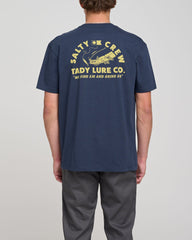 Salty Crew Tady Lure Co. Pkt Prem SS Tee - Navy