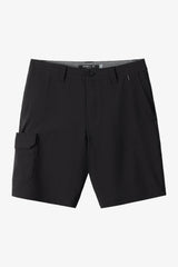 O'Neill Hyperfreak Hybrid Traveller Cargo Short - Black