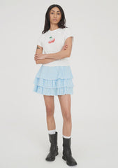 Huffer Catalina Rara Mini Skirt - Blue/Chalk