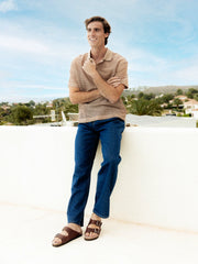 Genuins Hawaii Oiled Leather Sandal - Brown