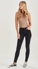 Junkfood Slip Tall Stuff Jean - Black