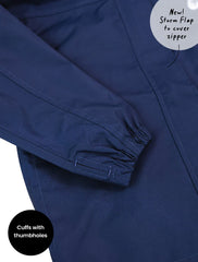 Therm 10K Packaway Rainshell - Navy