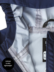 Therm 10K Packaway Rainshell - Navy