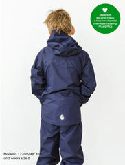 Therm 10K Packaway Rainshell - Navy