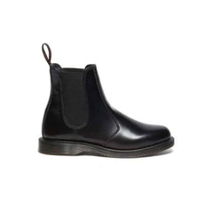 Dr Martens Flora Chelsea Boot - Black Polished Smooth