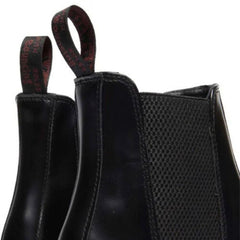 Dr Martens Flora Chelsea Boot - Black Polished Smooth