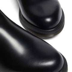 Dr Martens Flora Chelsea Boot - Black Polished Smooth