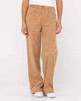Rusty The Secret Low Rise Cord Pant - Oatmilk