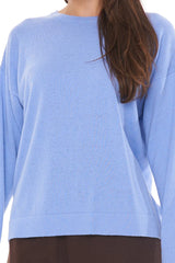 Huffer Merino Neve Crew - Lagoon