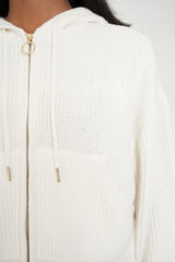 Huffer Signature Knit Hood - Chalk