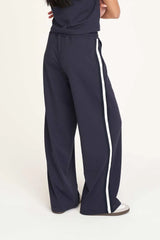 Huffer Womens Straight Leg Trackpant - Navy