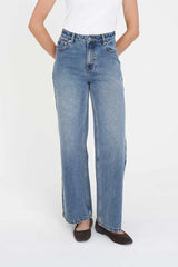 Huffer Straight Talker Jean - Canyon Blue