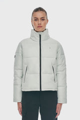 Huffer Womens Box Puffer Jacket - Crisp