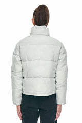 Huffer Womens Box Puffer Jacket - Crisp