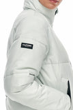 Huffer  Womens Box Puffer Jacket - Crisp