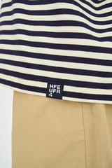 Huffer Stripe Billie Tee 185 - Butter/Navy