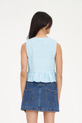 Huffer Catalina Bow Top - Blue/Chalk