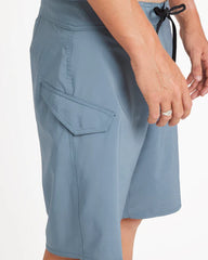 Volcom Lido Solid Mod 20" Boardies - Blue Wash
