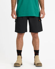 Volcom Workwear March Elastic Waist Hybrid 20" Short - Black