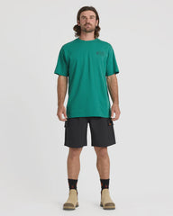 Volcom Workwear March Elastic Waist Hybrid 20" Short - Black