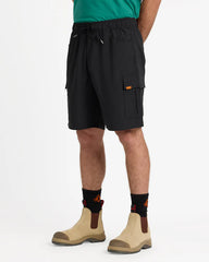 Volcom Workwear March Elastic Waist Hybrid 20" Short - Black