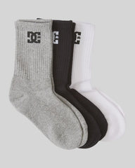 DC SPP Boys Crew Sock 3PK - Assorted
