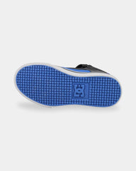 DC Boys Pure Hi Top EV - Grey/Black/Blue