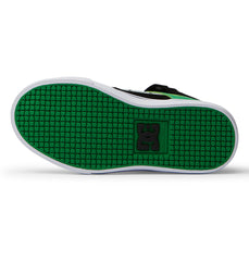 DC Youth Pure High Top EV - Black/Kelly Green