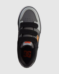 DC Kids Pure V Shoe - Grey/ Orange