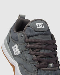 DC Mens Ascend Shoe - Dark Grey/White
