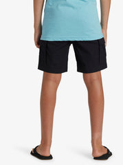 Quiksilver Carpenter Straight Fit Walk Shorts Youth - Black