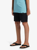 Quiksilver Carpenter Straight Fit Walk Shorts Youth - Black