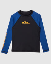 Quiksilver Everyday UPF50 LS Boys Rashie - Monaco Blue