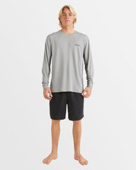 Quiksilver Sea Grass LS Rashie - Sharkskin
