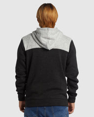 Quiksilver Keller Block Zip - Black Heather