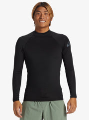 Quiksilver Everyday Heat Long Sleeve Surf Tee Shirt - Black