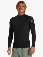 Quiksilver Everyday Heat Long Sleeve Surf Tee Shirt - Black