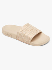 Roxy Slippy Slide Jute - Cream