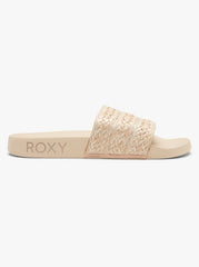 Roxy Slippy Slide Jute - Cream