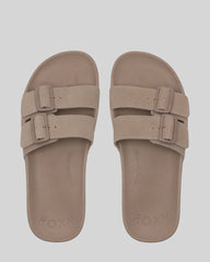 Roxy Slippy Nina Slides - Taupe
