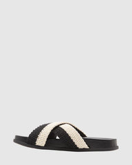 Roxy Syenna Slides - Black/Cream